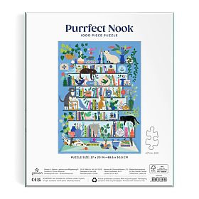 Galison Puzzle Kočičí knihovna 1000 dílků, Galison