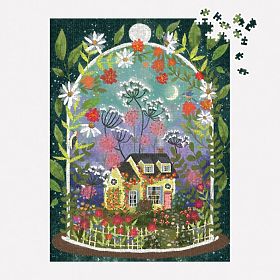 Galison Puzzle Kvetoucí zahrada Joy Laforme 1000 dílků, Galison