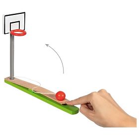 Goki hra na prstový basketbal
