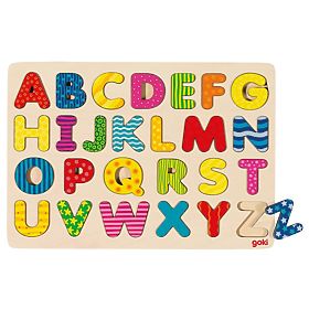 Goki Puzzle ABC skládačka abeceda - velká písmena, Goki