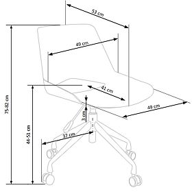 Kancelářská židle Scorpio - popelavě šedá
