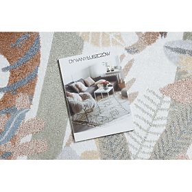 Koberec BONO 8426 kruh Jungle, divoká zvířata krémová / tmavě zlatá, F.H.Kabis