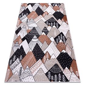 Koberec FUN Tops pro děti, hory, krém, F.H.Kabis