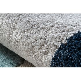 Koberec YOYO GD59 bílé / šedo - Koťátko pro děti, strukturální, senzoricky Třásně