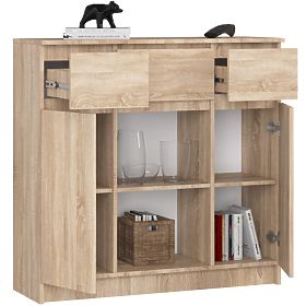 KOMODA K100 2D 3SZ 1P PK DUB SONOMA