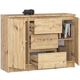 KOMODA K100 2D 3SZ PK DUB ARTISAN