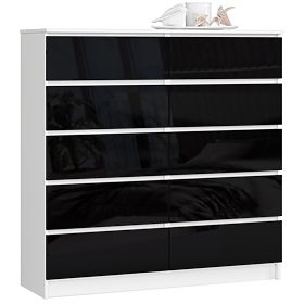 KOMODA K120 10SZ CLP PK ČERNÝ LESK