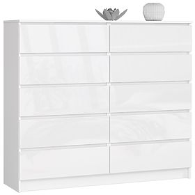KOMODA K140 10SZ CLP PK BÍLÝ LESK