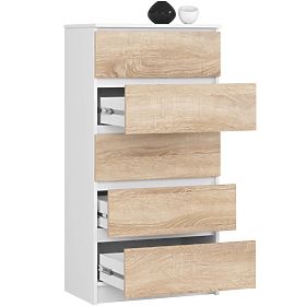 KOMODA K60 5SZ CLP PK BÍLÁ / SONOMA