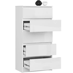 KOMODA K60 5SZ CLP PK BÍLÝ LESK