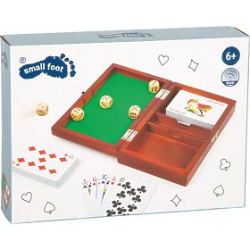 Krabička na karetní a kostkové hry