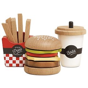 Le Toy Van Gurmánská sada s hamburgerem, Le Toy Van