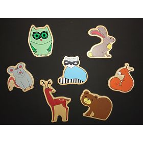 Lesní zvířata magnety