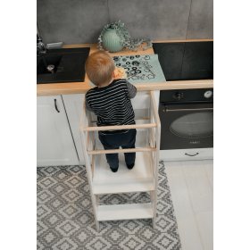 Montessori učící věž Sara Scandi - bílá