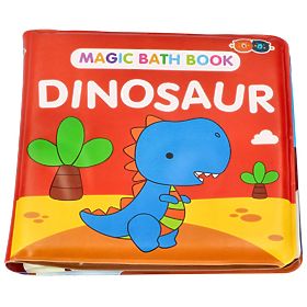 Magická barevná koupací knížka s dinosaury
