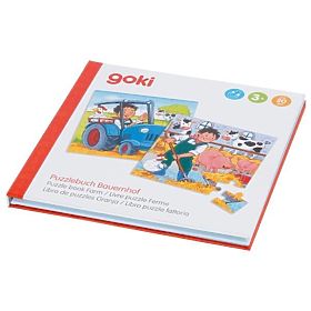 Magnetické puzzle knížka Farma
