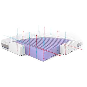 Matrace do postýlky ASEPTIC z antibakteriální pěny: Velikost - 140x70