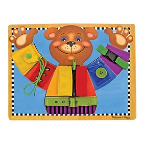 Melissa and Doug - Motorická tabule Obleč medvídka