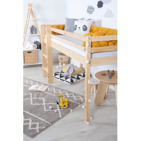 Dětská vyvýšená postel Ourbaby Modo - borovice