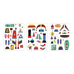 Mudpuppy Magnetická sada Postav si raketu