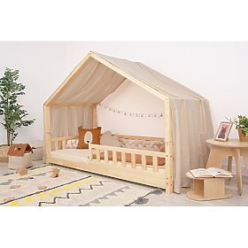 Mušelínový baldachýn Ourbaby na domečkovou postel Leola Hip - zelený, TOLO