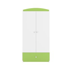 Ourbaby šatní skříň - zeleno-bílá