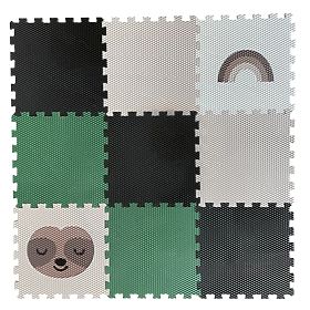 Pěnové puzzle 9 dílů -  lenochod a duha, VYLEN