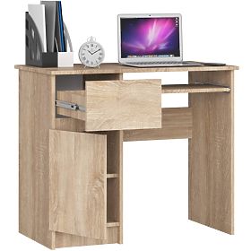 POČÍTAČOVÝ STŮL 90 cm PIXEL LEVÝ PK SONOMA