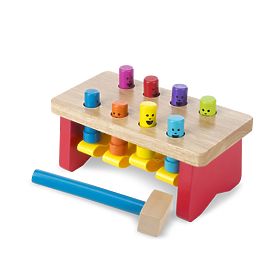 Prohazovačka skákající panáčci - zatloukací hračka Melissa and Doug, Melissa & Doug
