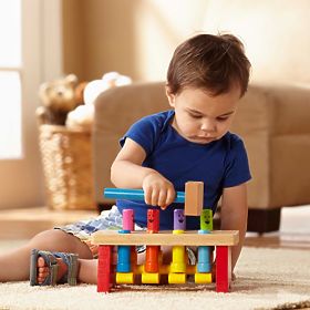 Prohazovačka skákající panáčci - zatloukací hračka Melissa and Doug, Melissa & Doug