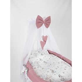 Proutěná postýlka s výbavou pro miminko - Cirkus, Ourbaby®