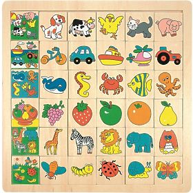 Puzzle přizpůsob obrázek, Woodyland Woody