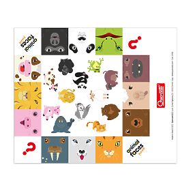 Quercetti Puzzle Zvířecí obličeje, Quercetti