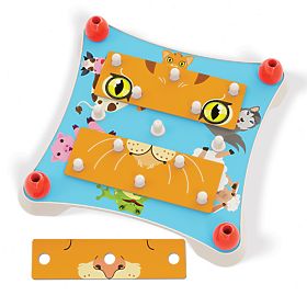 Quercetti Puzzle Zvířecí obličeje