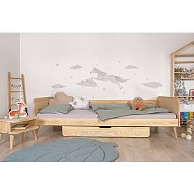 Rostoucí postel Nell 2v1 - přírodní, Ourbaby®