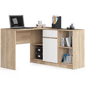 SESTAVA CLP B-17 KOMODA + PSACÍ STŮL PK SONOMA / BÍLÁ