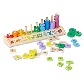 Skládačka na učení počítání, tvarů a barev, Melissa & Doug