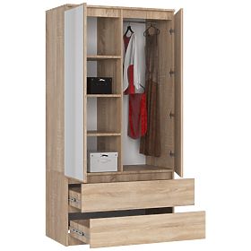 SKŘÍŇ S90 2D 2SZ 2 ZRCADLO CLP PK SONOMA