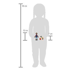 small foot Dřevěné postavičky rodina s invalidním vozíkem, small foot