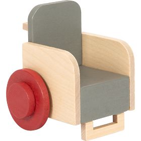 small foot Dřevěné postavičky rodina s invalidním vozíkem