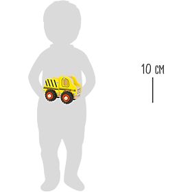 small foot Dřevěné stavební vozidlo