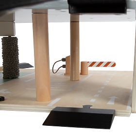 small foot Dřevěné závodní parkoviště, small foot