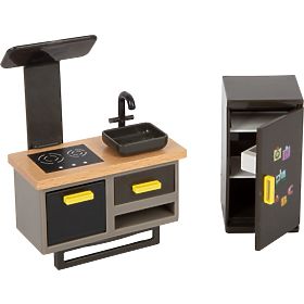 small foot Dřevěný domeček pro panenky s terasou, small foot