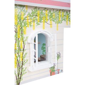 small foot Dřevěný domeček pro panenky s terasou