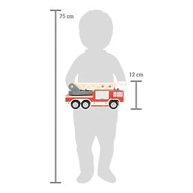 small foot Hasičský vůz s otočným žebříkem