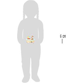 small foot Hrací skříňka se slonem a papouškem, small foot