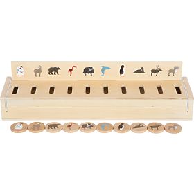 small foot Obrázková vkládačka třídění