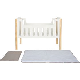 small foot Postýlka pro panenky Little Button