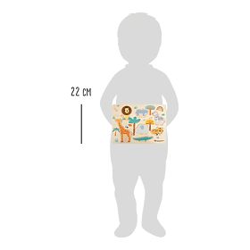 Small Foot Vkládací dřevěné puzzle Safari
