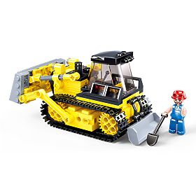 Stavebnice Sluban Town Stavitelé M38-B0802 - Buldozer